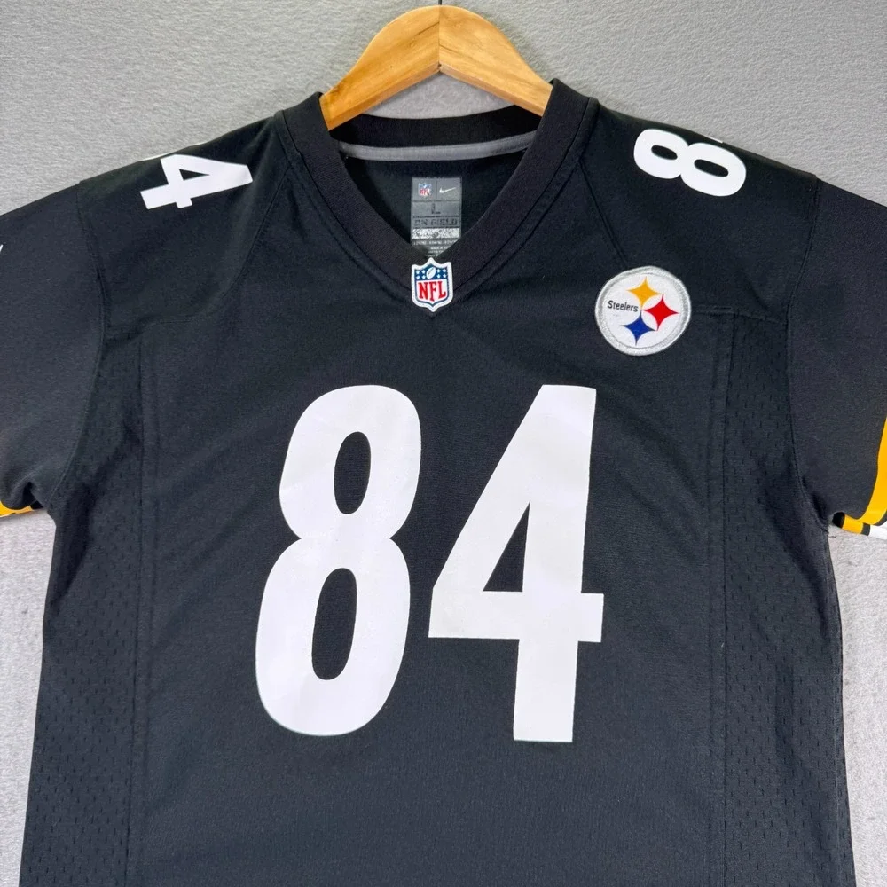 Antonio Brown #84 Pittsburgh Steelers Jersey Youth Large  14-16 Black NFL‎ Nike